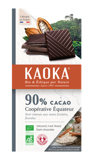 Kaoka Chocolat noir 90% bio 100g - 1632